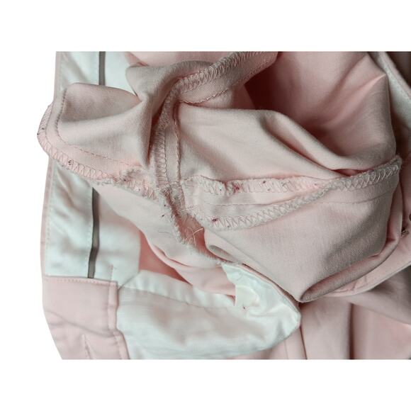Banana Republic Reegan Pants 4P Petite Light Pink Stretch Cotton Chino Slim Fit - Picture 12 of 15